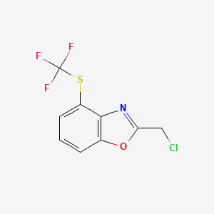 2-(Chloromethyl)-4-(trifluoromethylthio)benzo[d]oxazole