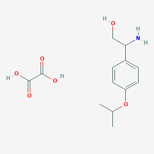 molecular formula C13H19NO6 B1286312 2-Amino-2-(4-isopropoxyphenyl)ethanol oxalate CAS No. 1177292-01-1