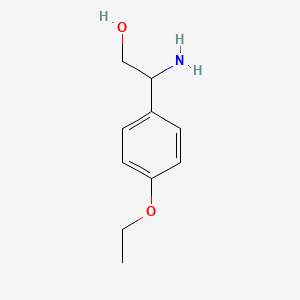 molecular formula C10H15NO2 B1286314 2-氨基-2-(4-乙氧基苯基)乙醇 CAS No. 910443-08-2