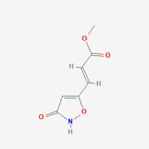 (E)-Methyl 3-(3-oxo-2,3-dihydroisoxazol-5-yl)acrylate