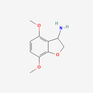 4,7-Dimethoxy-2,3-dihydrobenzofuran-3-amine