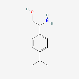 molecular formula C11H17NO B1286316 2-氨基-2-(4-异丙基苯基)乙醇 CAS No. 910443-18-4