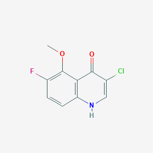 3-Chloro-6-fluoro-5-methoxyquinolin-4(1H)-one