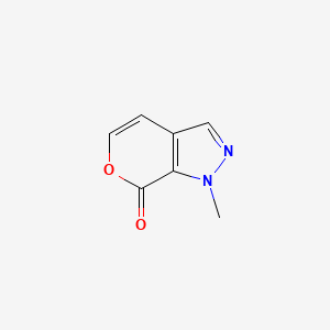 1-methylpyrano[3,4-c]pyrazol-7(1H)-one