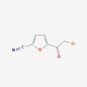 2-Furancarbonitrile, 5-(bromoacetyl)-