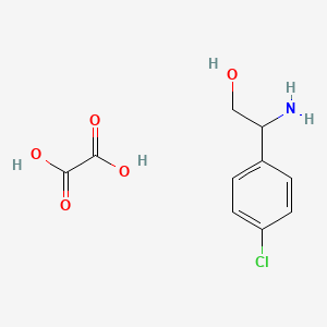 molecular formula C10H12ClNO5 B1286322 2-Amino-2-(4-chlorophenyl)ethanol oxalate 