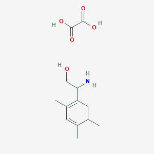 molecular formula C13H19NO5 B1286324 2-Amino-2-(2,4,5-trimethylphenyl)ethanol oxalate CAS No. 1177348-72-9