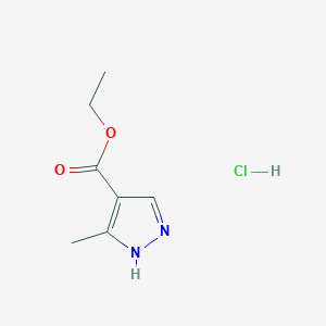 Ethyl 3-methyl-1H-pyrazole-4-carboxylate hydrochloride