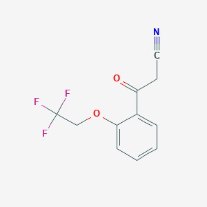 2-(2,2,2-Trifluoroethoxy)benzoylacetonitrile