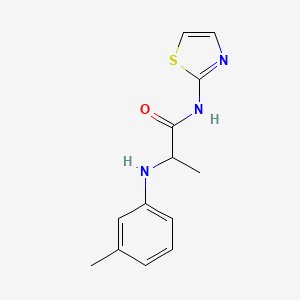 N-Thiazol-2-yl-2-m-tolylamino-propionamide