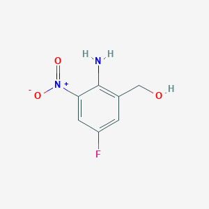 (2-Amino-5-fluoro-3-nitrophenyl)methanol