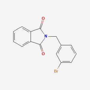 molecular formula C15H10BrNO2 B1286359 2-(3-Bromobenzyl)isoindoline-1,3-dione CAS No. 183735-18-4