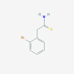 molecular formula C8H8BrNS B1286372 2-(2-Bromophenyl)ethanethioamide CAS No. 103317-32-4