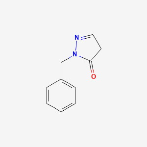 molecular formula C10H10N2O B1286375 1-Benzyl-1H-pyrazol-5(4H)-one CAS No. 591235-73-3