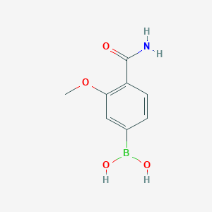 (4-Carbamoyl-3-methoxyphenyl)boronic acid