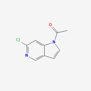 1-(6-Chloro-1H-pyrrolo[3,2-c]pyridin-1-yl)ethanone