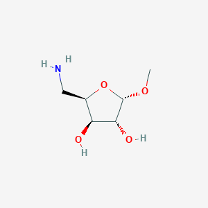 (2R,3R,4R,5S)-2-(Aminomethyl)-5-methoxytetrahydrofuran-3,4-diol