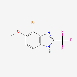 4-Bromo-5-methoxy-2-(trifluoromethyl)-1H-benzimidazole