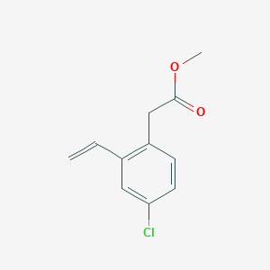 Methyl (4-chloro-2-vinylphenyl)acetate