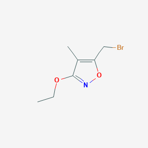 5-(Bromomethyl)-3-ethoxy-4-methylisoxazole