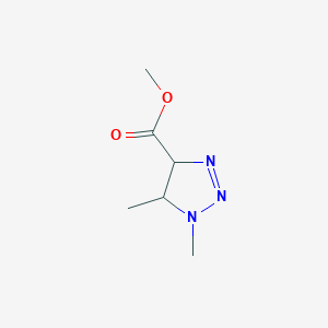 Methyl 1,5-dimethyl-4,5-dihydro-1H-1,2,3-triazole-4-carboxylate