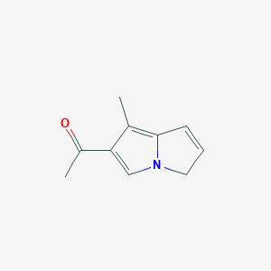 1-(7-Methyl-3H-pyrrolizin-6-yl)ethanone