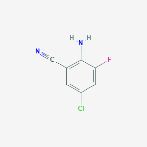 2-Amino-5-chloro-3-fluorobenzonitrile