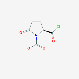 (S)-Methyl 2-(chlorocarbonyl)-5-oxopyrrolidine-1-carboxylate