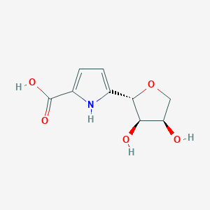 5-[(2S,3R,4R)-3,4-dihydroxyoxolan-2-yl]-1H-pyrrole-2-carboxylic acid