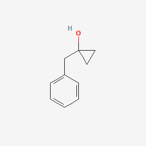 molecular formula C10H12O B1286423 1-Benzylcyclopropan-1-ol CAS No. 119373-39-6