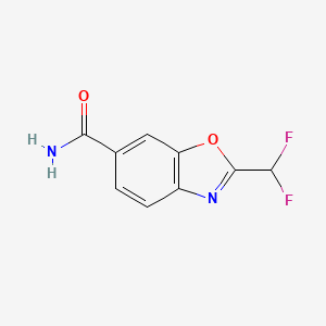 2-(Difluoromethyl)benzo[d]oxazole-6-carboxamide