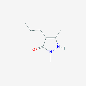 2,5-Dimethyl-4-propyl-1H-pyrazol-3(2H)-one