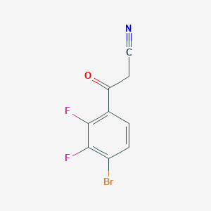 4-Bromo-2,3-difluorobenzoylacetonitrile