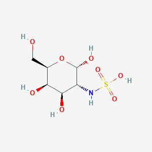 ((2S,3R,4R,5R,6R)-2,4,5-Trihydroxy-6-(hydroxymethyl)tetrahydro-2H-pyran-3-yl)sulfamic acid