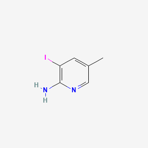 molecular formula C6H7IN2 B1286429 3-碘-5-甲基吡啶-2-胺 CAS No. 211308-79-1