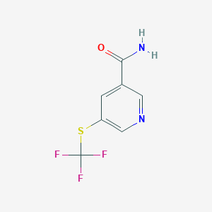 5-((Trifluoromethyl)thio)nicotinamide