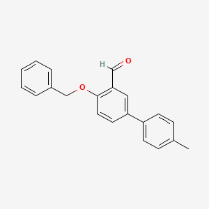 4-(Benzyloxy)-4'-methyl[1,1'-biphenyl]-3-carbaldehyde