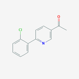 1-[6-(2-Chlorophenyl)pyridin-3-yl]ethanone