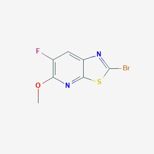 2-Bromo-6-fluoro-5-methoxy-thiazolo[5,4-b]pyridine