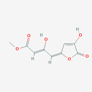 Methyl 3-hydroxy-4-(4-hydroxy-5-oxofuran-2(5H)-ylidene)but-2-enoate