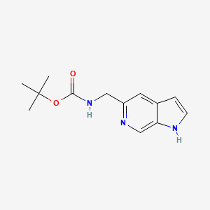 tert-Butyl ((1H-pyrrolo[2,3-c]pyridin-5-yl)methyl)carbamate