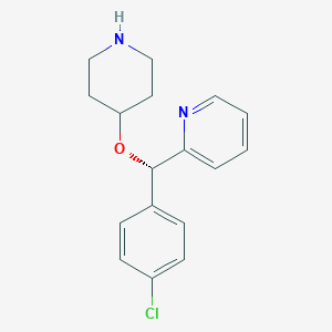 molecular formula C17H19ClN2O B128645 (S)-2-((4-氯苯基)(哌啶-4-氧基)甲基)吡啶 CAS No. 201594-84-5