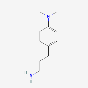 molecular formula C11H18N2 B1286452 4-(3-氨基丙基)-N,N-二甲基苯胺 CAS No. 112103-97-6