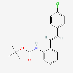 tert-Butyl (E)-(2-(4-chlorostyryl)phenyl)carbamate