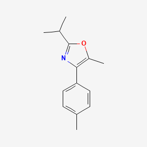 2-Isopropyl-5-methyl-4-(p-tolyl)oxazole