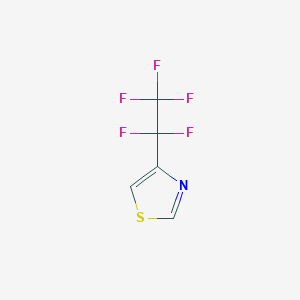 4-(Pentafluoroethyl)-1,3-thiazole