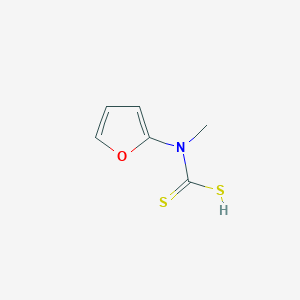 Furan-2-yl(methyl)carbamodithioic acid