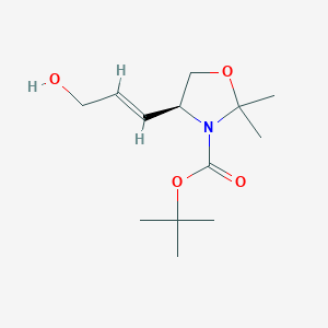 (S)-tert-Butyl 4-(3-hydroxyprop-1-en-1-yl)-2,2-dimethyloxazolidine-3-carboxylate