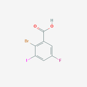 2-Bromo-5-fluoro-3-iodobenzoic acid