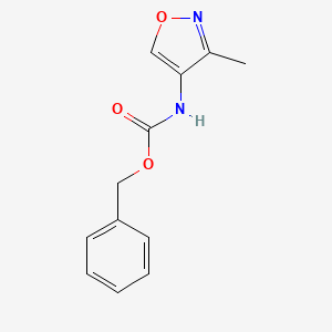 molecular formula C12H12N2O3 B12864580 Benzyl (3-methylisoxazol-4-yl)carbamate 